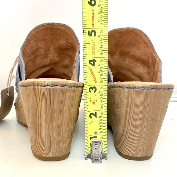 Blue BORN Women's Nola Suede Distressed Clogs Sz 8M - Picture 5 of 12